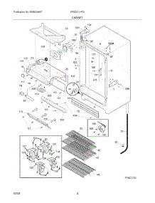 05 - Cabinet parts for Kelvinator Refrigerator KRS221LHY0 from AppliancePartsPros.com