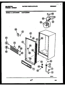 03 - Cabinet Parts parts for Frigidaire Freezer UFP212FM4W from AppliancePartsPros.com