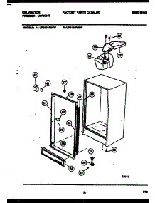 03 - Cabinet Parts parts for Frigidaire Freezer UFS101FM4W from AppliancePartsPros.com