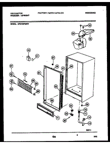 03 - Cabinet Parts parts for Frigidaire Freezer UFS160FM6W from AppliancePartsPros.com