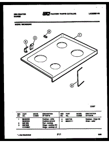 03 - Cooktop Parts parts for Frigidaire Range REC306GW0 from AppliancePartsPros.com