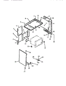 06 - Panels parts for Frigidaire Range REP305CT1 from AppliancePartsPros.com