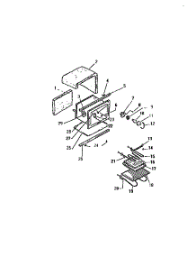 05 - Oven Cavity parts for Frigidaire Range REP307CD3 from AppliancePartsPros.com