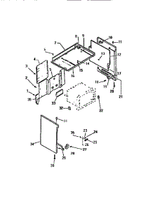 06 - Panels parts for Frigidaire Range REP306CT1 from AppliancePartsPros.com