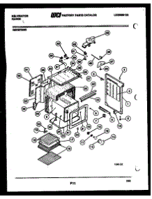 03 - Body Parts parts for Frigidaire Range REP307GD0 from AppliancePartsPros.com