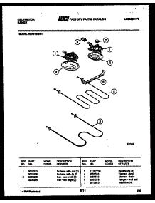 05 - Broiler Parts parts for Frigidaire Range RER375GW1 from AppliancePartsPros.com