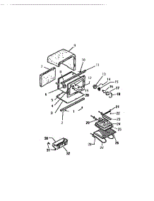 05 - Oven Cavity parts for Frigidaire Range REP309CD0 from AppliancePartsPros.com