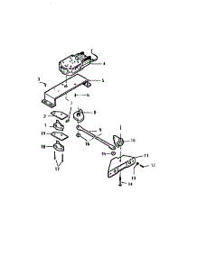 07 - Latch Assembly parts for Frigidaire Range REP309CV0 from AppliancePartsPros.com