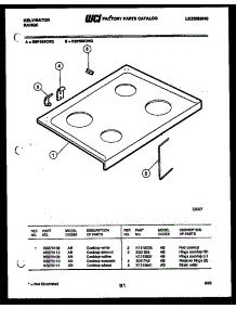 04 - Cooktop Parts parts for Frigidaire Range REP305CF2 from AppliancePartsPros.com