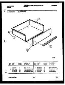 06 - Drawer Parts parts for Frigidaire Range REP305CV2 from AppliancePartsPros.com