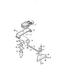 07 - Latch Assembly parts for Frigidaire Range REP305CW0 from AppliancePartsPros.com