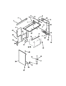 06 - Panels parts for Frigidaire Range REP307CW3 from AppliancePartsPros.com