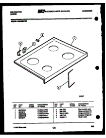 03 - Cooktop Parts parts for Frigidaire Range RER302CF3 from AppliancePartsPros.com