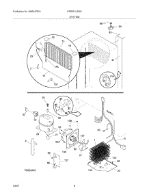 07 - System parts for Kelvinator Refrigerator KRS221LGW0 from AppliancePartsPros.com