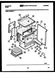 07 - Body Parts parts for Frigidaire Range REC305CW1 from AppliancePartsPros.com