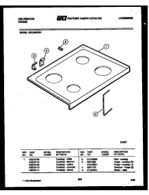 03 - Cooktop Parts parts for Frigidaire Range REC306CT1 from AppliancePartsPros.com