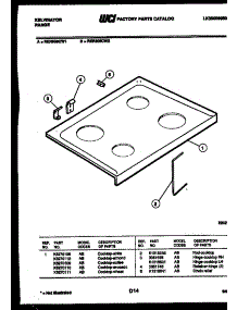 03 - Cooktop Parts parts for Frigidaire Range RER305CF2 from AppliancePartsPros.com