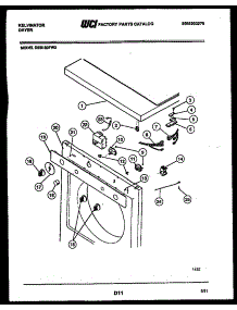04 - Door Parts parts for Frigidaire Dryer DES100FD2 from AppliancePartsPros.com