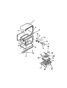 05 - Oven Cavity parts for Frigidaire Range RER307CT0 from AppliancePartsPros.com