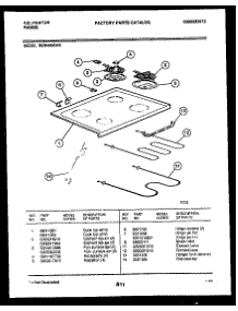 05 - Cooktop And Broiler Parts parts for Frigidaire Range RER406GW3 from AppliancePartsPros.com