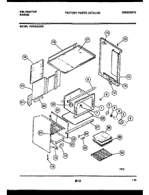 06 - Body Parts parts for Frigidaire Range RER406GW3 from AppliancePartsPros.com