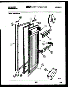 03 - Refrigerator Door Parts parts for Frigidaire Refrigerator FMW240EN3W from AppliancePartsPros.com
