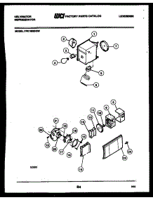 06 - Refrigerator Control Assembly, Damp parts for Frigidaire Refrigerator FPK190EN3V from AppliancePartsPros.com