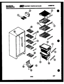 05 - Shelves And Supports parts for Frigidaire Refrigerator FSK190AN5F from AppliancePartsPros.com