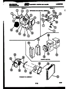 06 - Refrigerator Control Assembly, Damp parts for Frigidaire Refrigerator FPK190EN1D from AppliancePartsPros.com