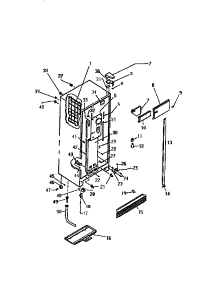 04 - Cabinet parts for Frigidaire Refrigerator FMW220AN4V from AppliancePartsPros.com