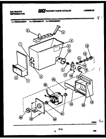 08 - Ice Dispenser parts for Frigidaire Refrigerator FMW240EN2V from AppliancePartsPros.com