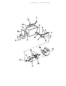 09 - Ice Bucket & Motor parts for Frigidaire Refrigerator FMW240AN5F from AppliancePartsPros.com