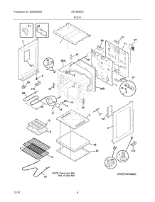 05 - Body parts for Kelvinator Range KEF355ESJ from AppliancePartsPros.com