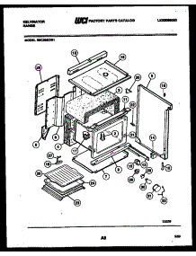 07 - Body Parts parts for Frigidaire Range REC306CF1 from AppliancePartsPros.com