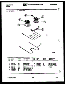 05 - Broiler Parts parts for Frigidaire Range REP305CF3 from AppliancePartsPros.com