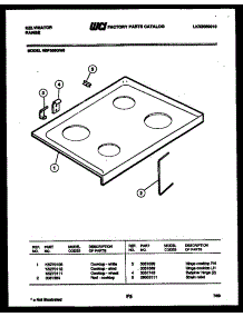 04 - Cooktop Parts parts for Frigidaire Range REP305GT0 from AppliancePartsPros.com
