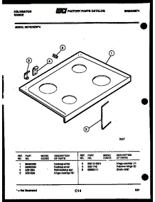 03 - Cooktop Parts parts for Frigidaire Range REP375GD4 from AppliancePartsPros.com