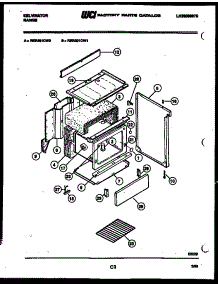 06 - Body parts for Frigidaire Range RER301CD1 from AppliancePartsPros.com