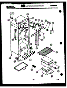 03 - Cabinet Parts parts for Frigidaire Refrigerator AMK175AN6W from AppliancePartsPros.com
