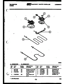 05 - Broiler Parts parts for Frigidaire Range RER301CD0 from AppliancePartsPros.com