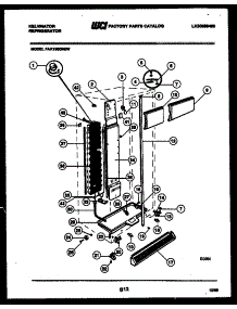 04 - Cabinet Parts parts for Frigidaire Refrigerator FAK190GN0V from AppliancePartsPros.com
