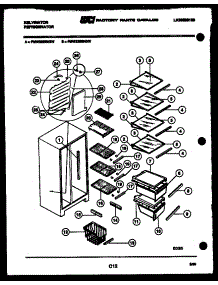 05 - Shelves And Supports parts for Frigidaire Refrigerator FMW220EN3D from AppliancePartsPros.com