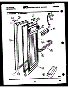 03 - Refrigerator Door Parts parts for Frigidaire Refrigerator FMW220EN0T from AppliancePartsPros.com
