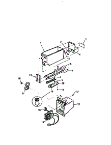 09 - Ice Bucket & Motor parts for Frigidaire Refrigerator FMW220AN4F from AppliancePartsPros.com