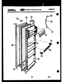 03 - Door Parts parts for Frigidaire Refrigerator FSK190EN1W from AppliancePartsPros.com