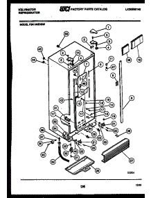 04 - Cabinet Parts parts for Frigidaire Refrigerator FSK190EN3W from AppliancePartsPros.com