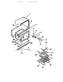 05 - Oven Cavity parts for Frigidaire Range RER306CF0 from AppliancePartsPros.com