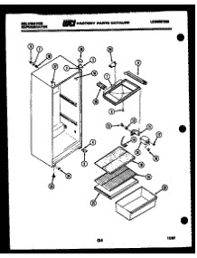 03 - Cabinet Parts parts for Frigidaire Refrigerator SSX130EM0D from AppliancePartsPros.com