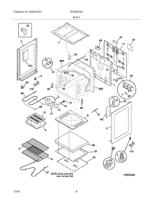 05 - Body parts for Kelvinator Range KEF355DSA from AppliancePartsPros.com