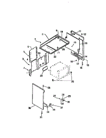 06 - Panels parts for Frigidaire Range REP302CW1 from AppliancePartsPros.com